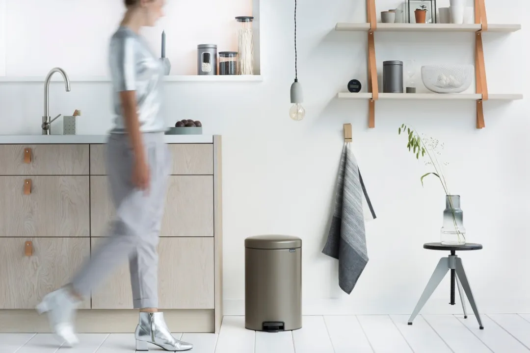 Brabantia NewIcon Prullenbak 20L - Platinum