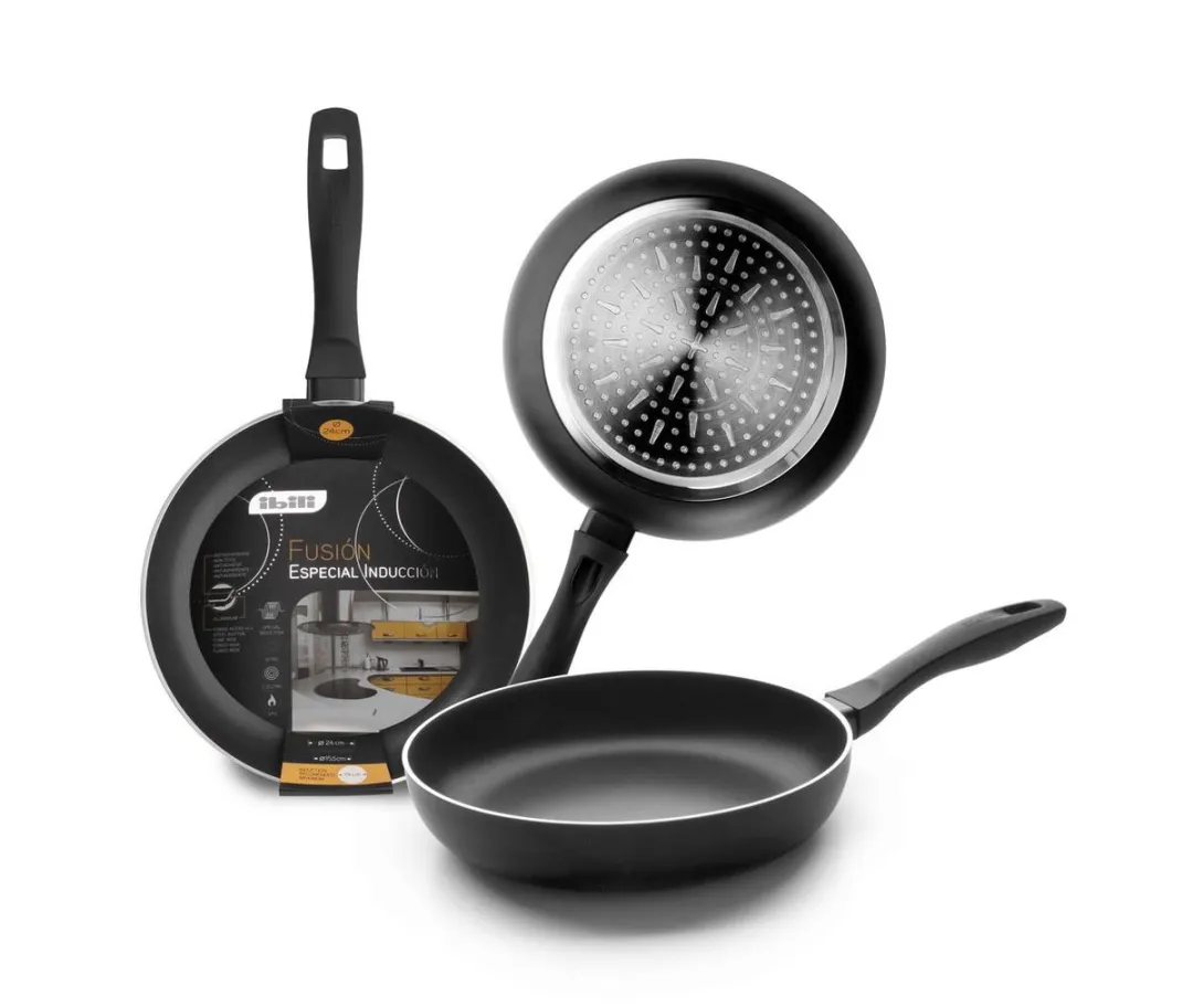 Ibili Fusión Koekenpan 24cm - Zwart