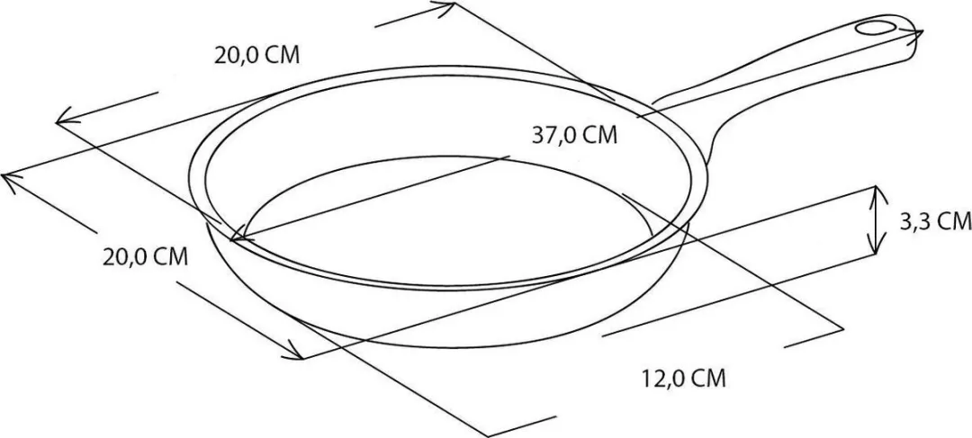 DeBuyer Mineral B Element Koekenpan 20cm - Zilver