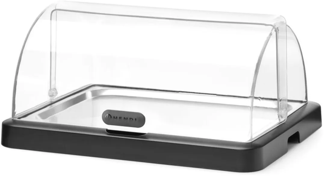 Hendi Rolltop Presentatie Gekoeld 440x320x205mm - RVS