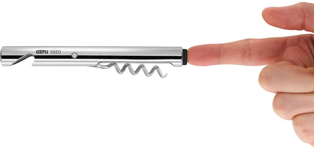 GEFU 2-in-1 Kurkentrekker RVS - 15 x 1.6 cm