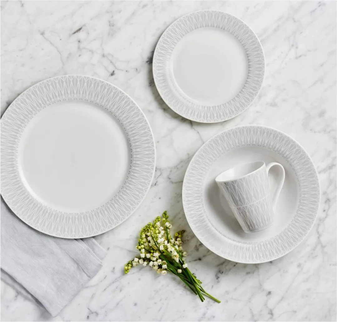 Maxwell & Williams Zenith Dinner-Set 16-delig - Grijs