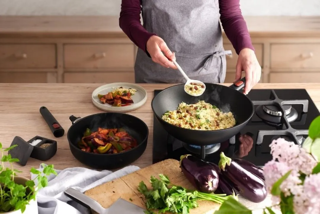 Woll Eco Lite Wokpan 30cm - 3,3L - Zwart