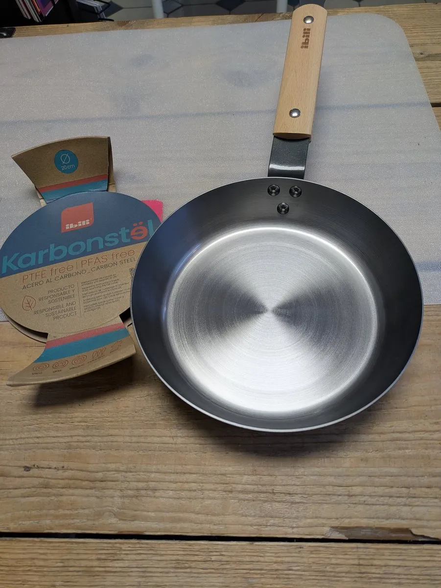 Ibili Karbonstel Koekenpan 20cm - Zilver