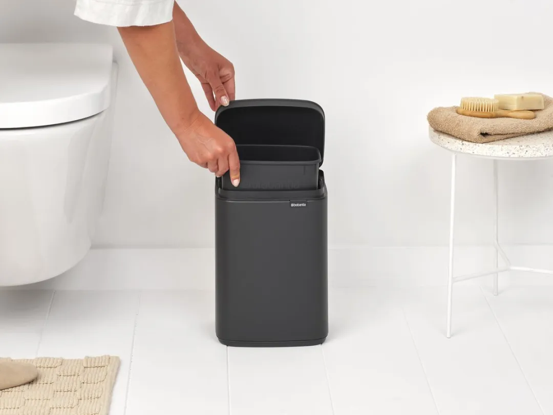 Brabantia Bo Prullenbak 4L - Mineral Infinite Grey