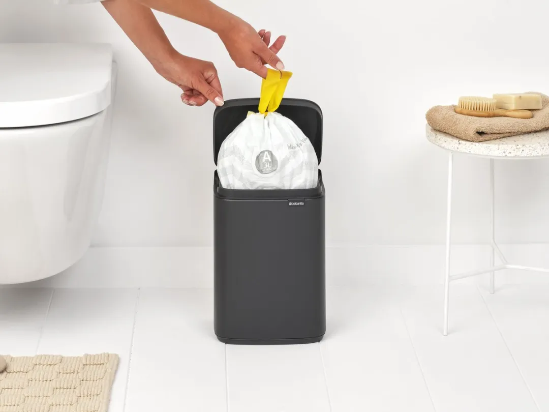 Brabantia Bo Prullenbak 4L - Mineral Infinite Grey