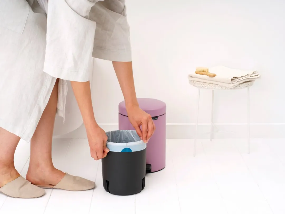 Brabantia NewIcon Prullenbak 5L - Lilac Pink - afbeelding 6 van 6