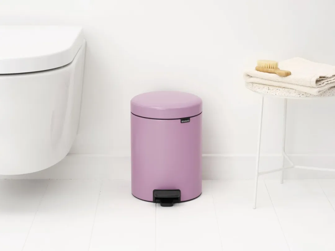 Brabantia NewIcon Prullenbak 5L - Lilac Pink