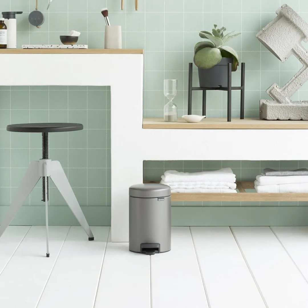Brabantia NewIcon Prullenbak 3L - Platinum