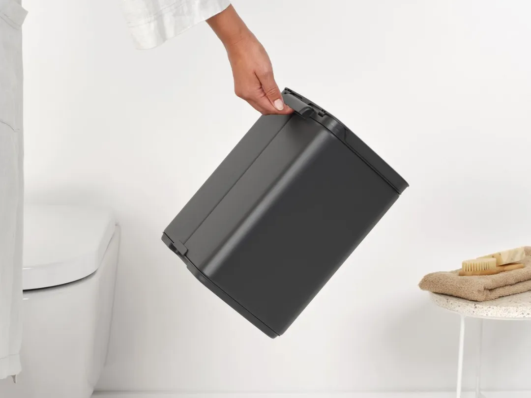 Brabantia Bo Prullenbak 7L - Mineral Infinite Grey - afbeelding 6 van 6