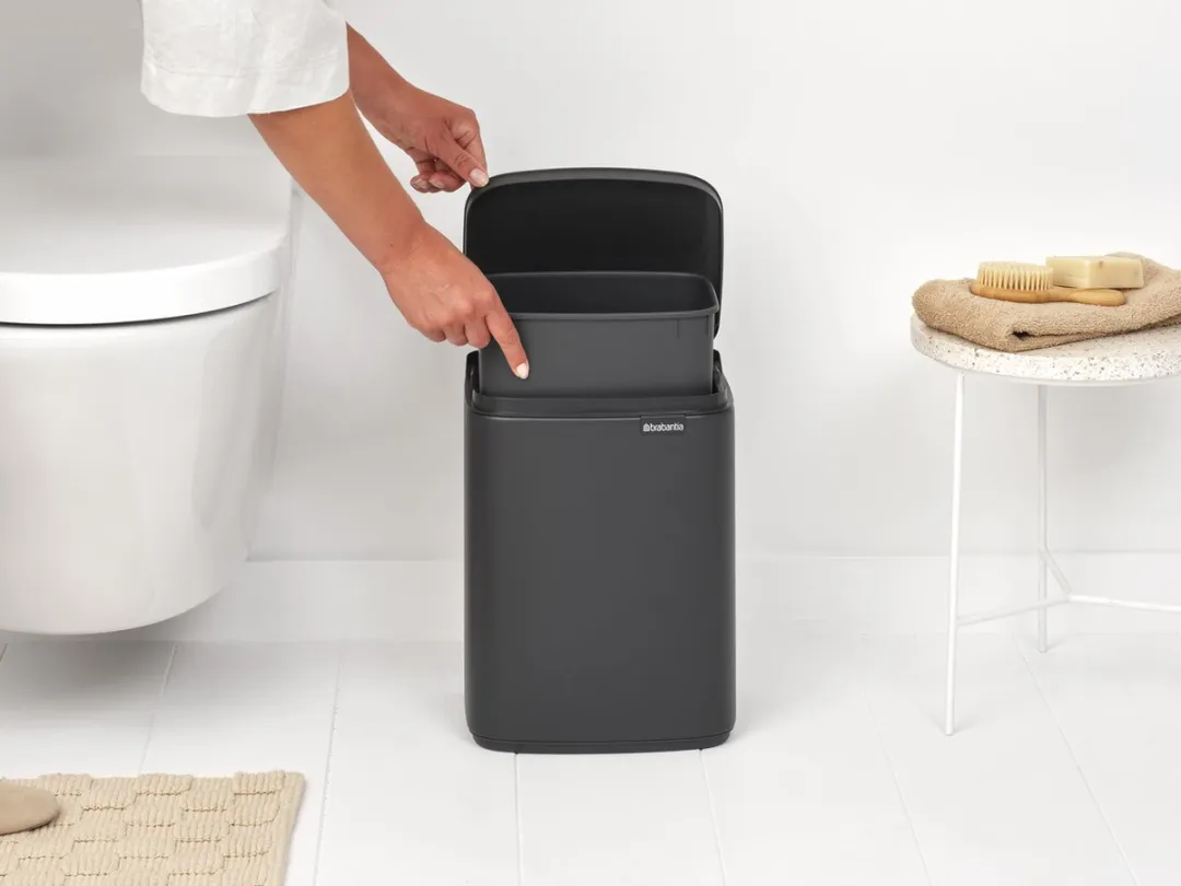 Brabantia Bo Prullenbak 7L - Mineral Infinite Grey
