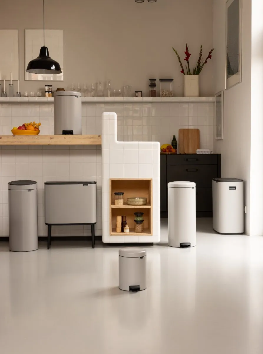Brabantia NewIcon Prullenbak 20L - Soft Grey