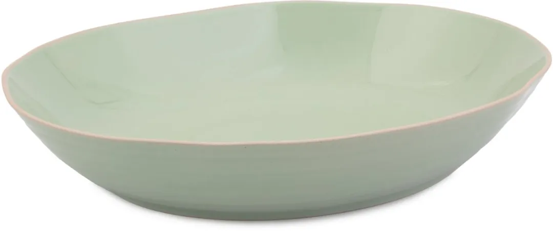 Big Love Bowl Serveerkom, Serveerschaal, Keramiek, Groen, 39 x 32 x 7 cm - Jamie Oliver | Big Love