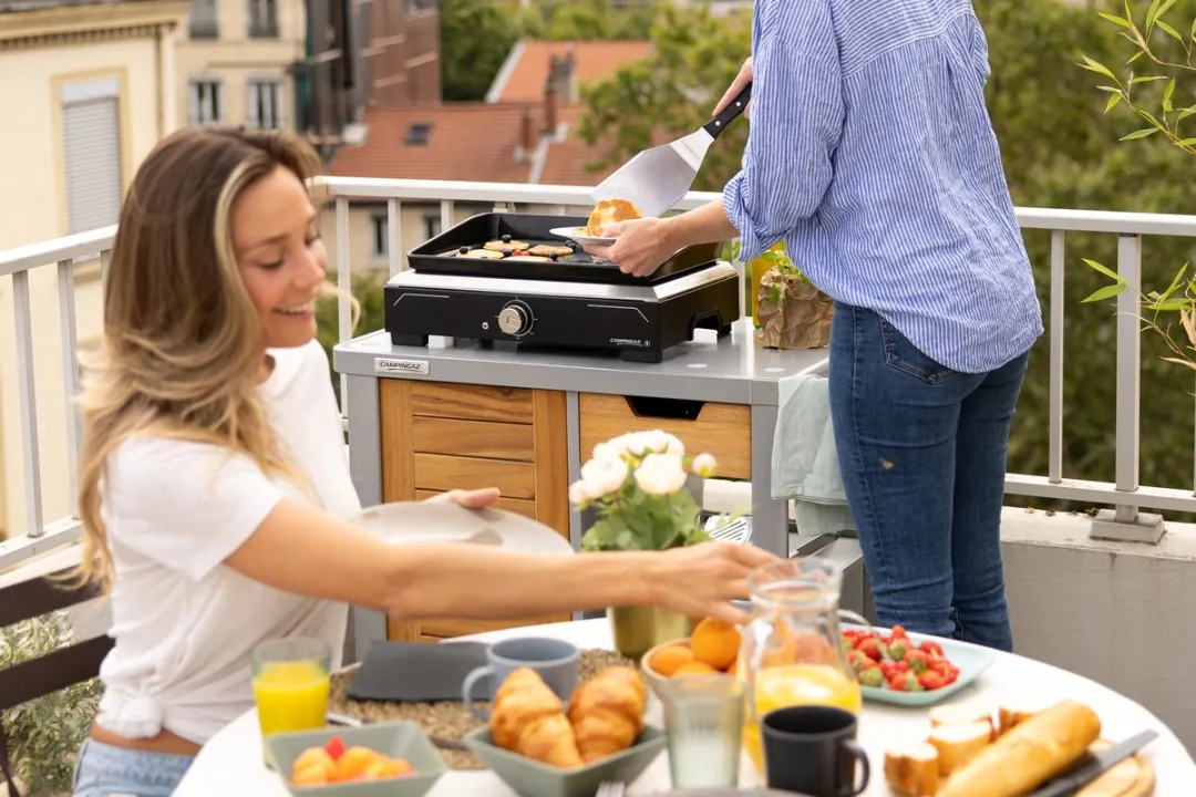 Campingaz Electric 1XD Plancha - Gietijzeren bakplaat 54cm - afbeelding 6 van 6