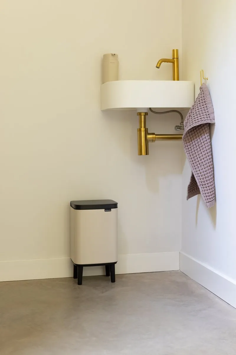 Brabantia Bo Hi Prullenbak 4L - Soft Beige