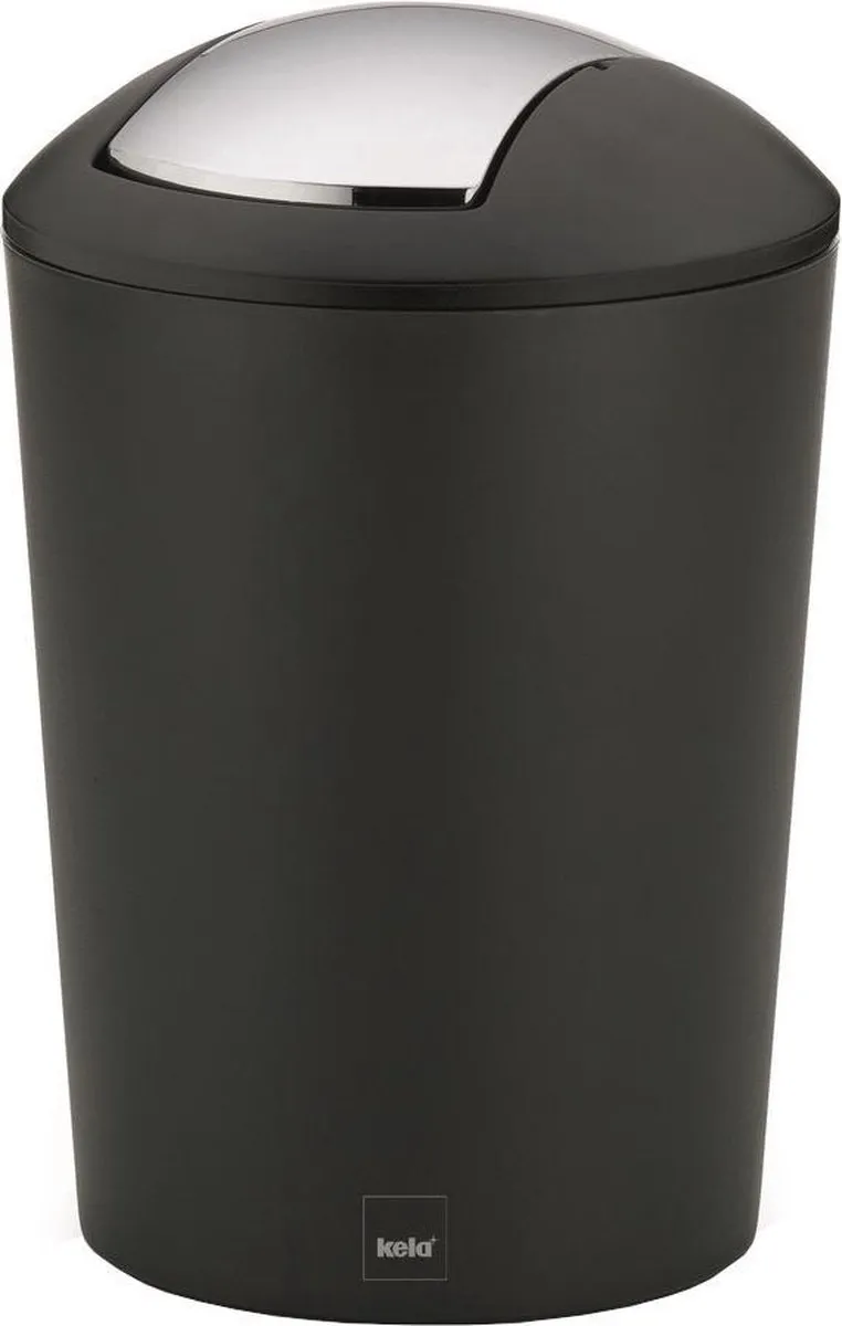 Kela Marta Afvalemmer 5L - Zwart KE 223006