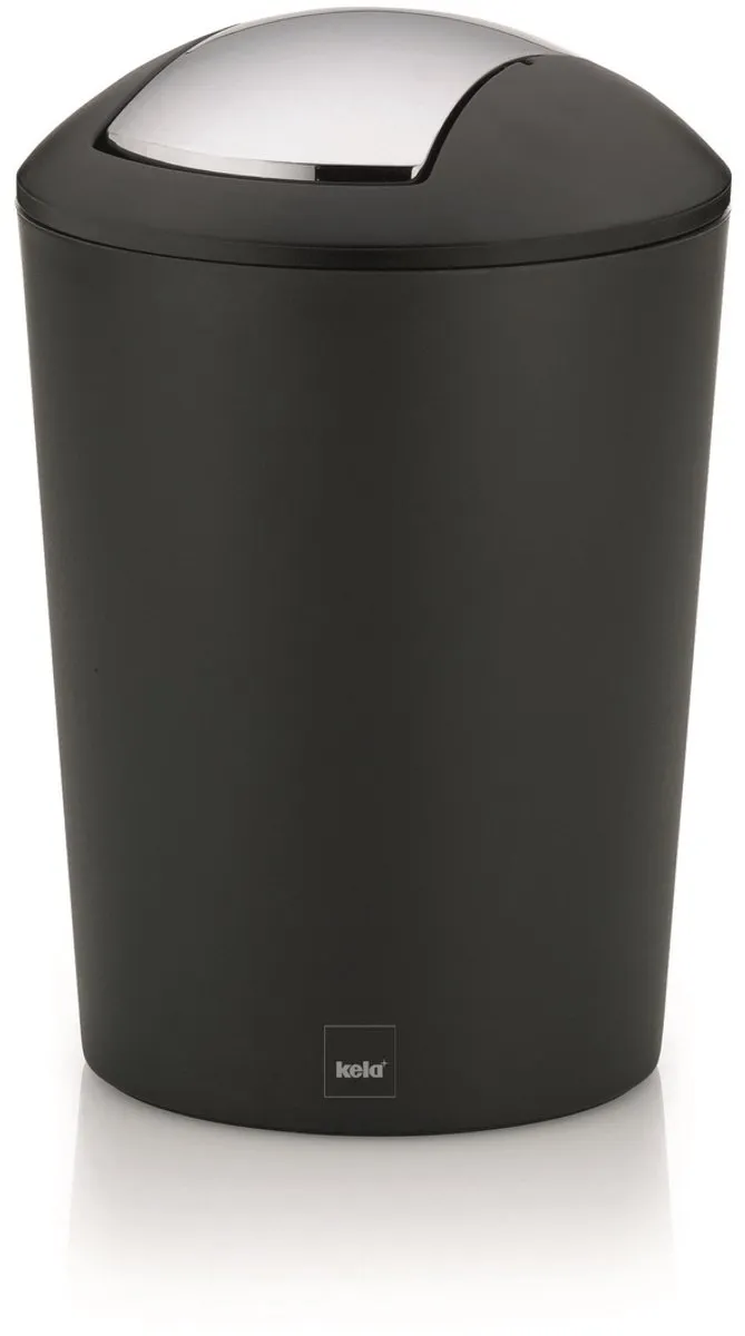 Kela Marta Afvalemmer 5L - Zwart KE 223006