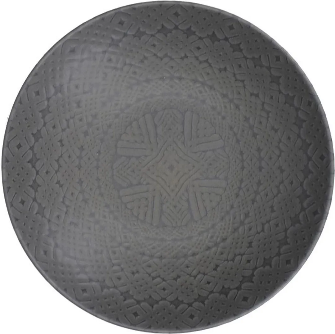 KitchenCraft Pastaschalen Set 4-delig - 22cm - Grijs