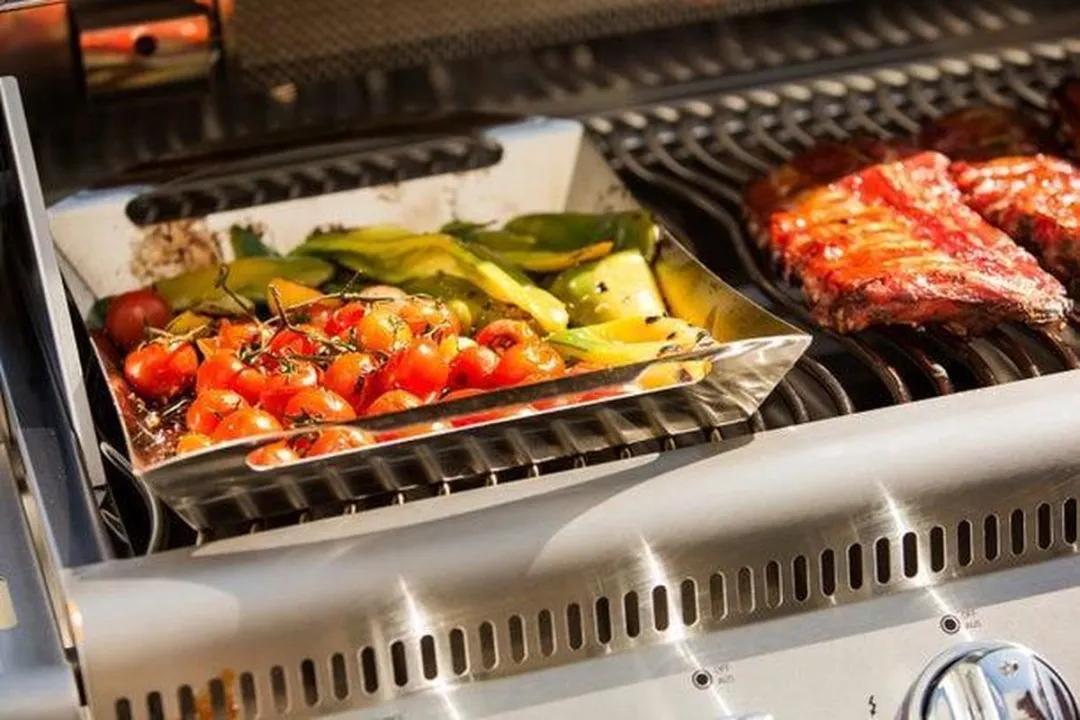 Napoleon PRO RVS Grill Topper - Groen