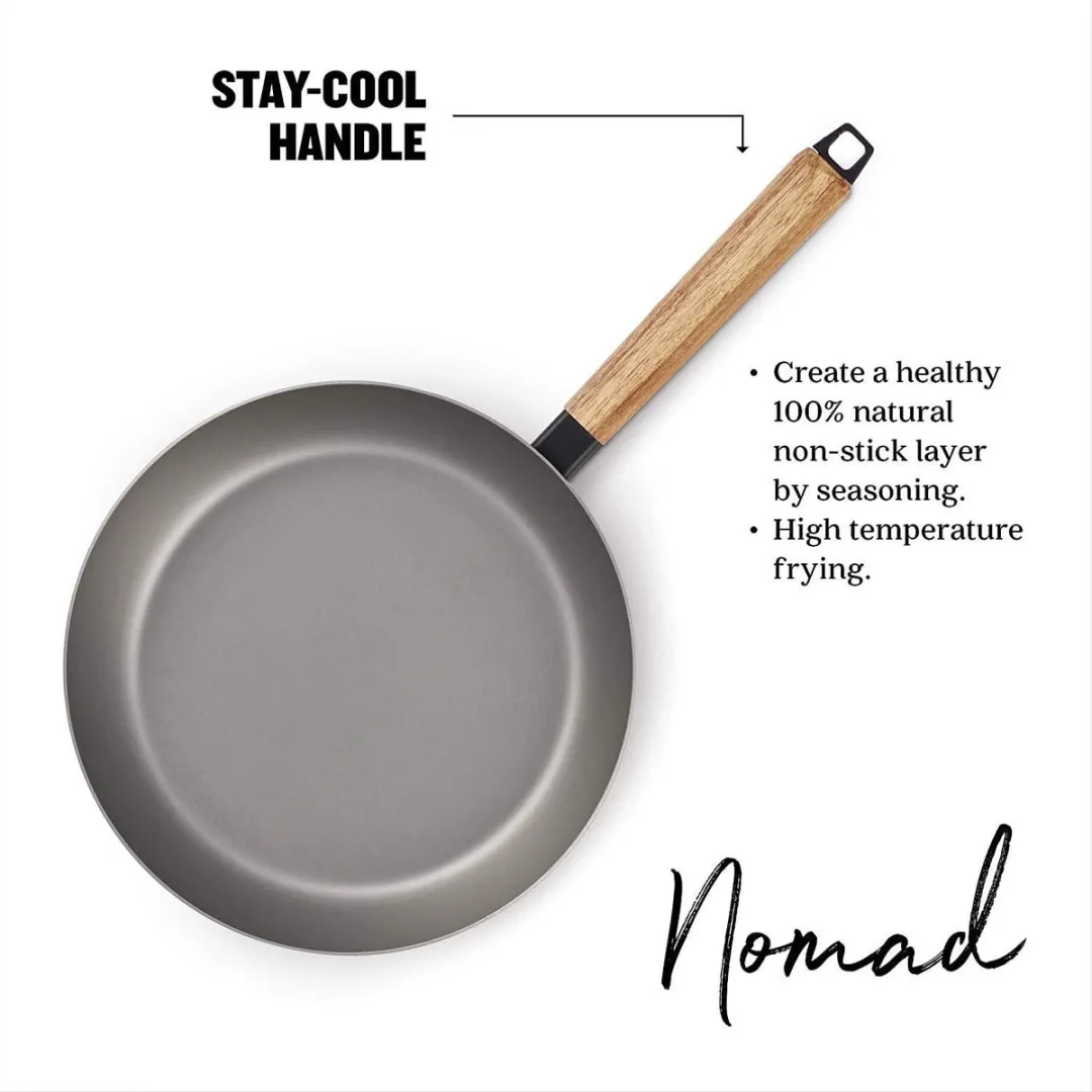 Beka Nomad Braadpan 20cm - Staal - Inductie & BBQ