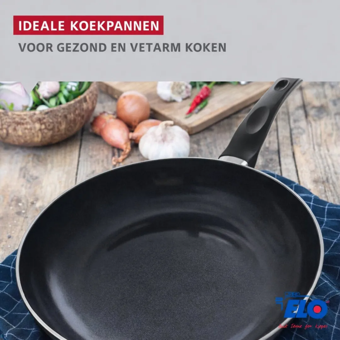 Fackelmann Elo Prima Keukenset 6-delig - Inductie - Zwart