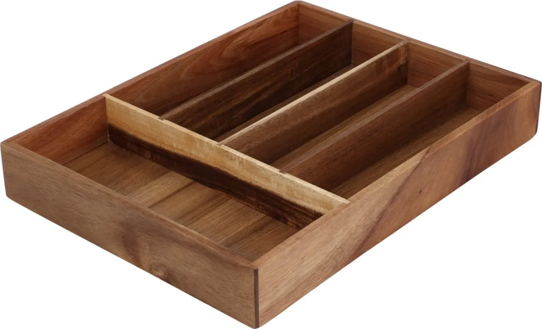 Excellent Houseware Bestekbak Acacia 5-vaks