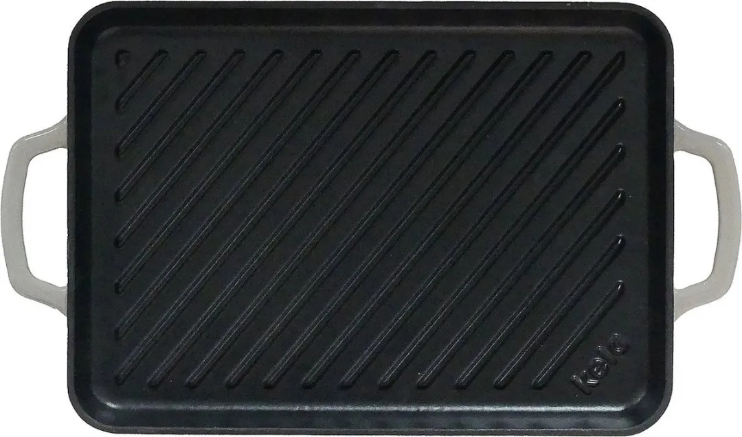 Kela Calido Gietijzeren Grillplaat 25x35cm - Grijs - afbeelding 6 van 6
