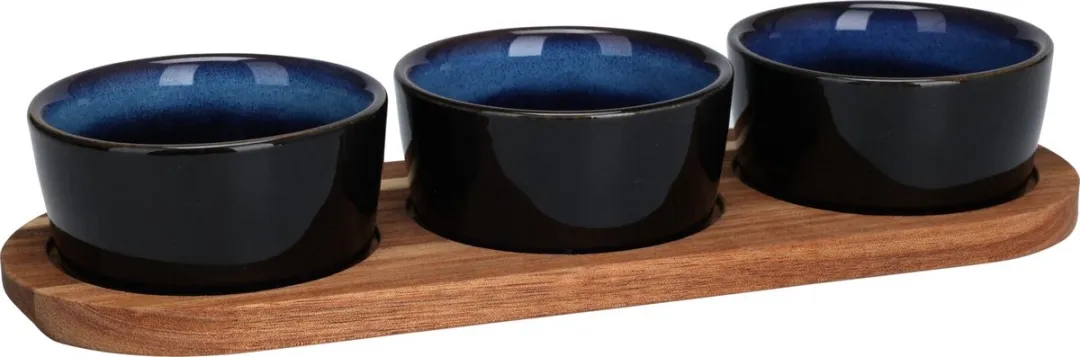 Excellent Houseware Serveerset op plank 4-delig