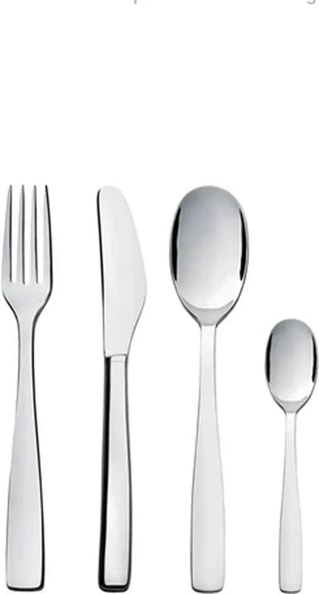 Alessi KnifeForkSpoon Bestekset 16-delig - Zilver