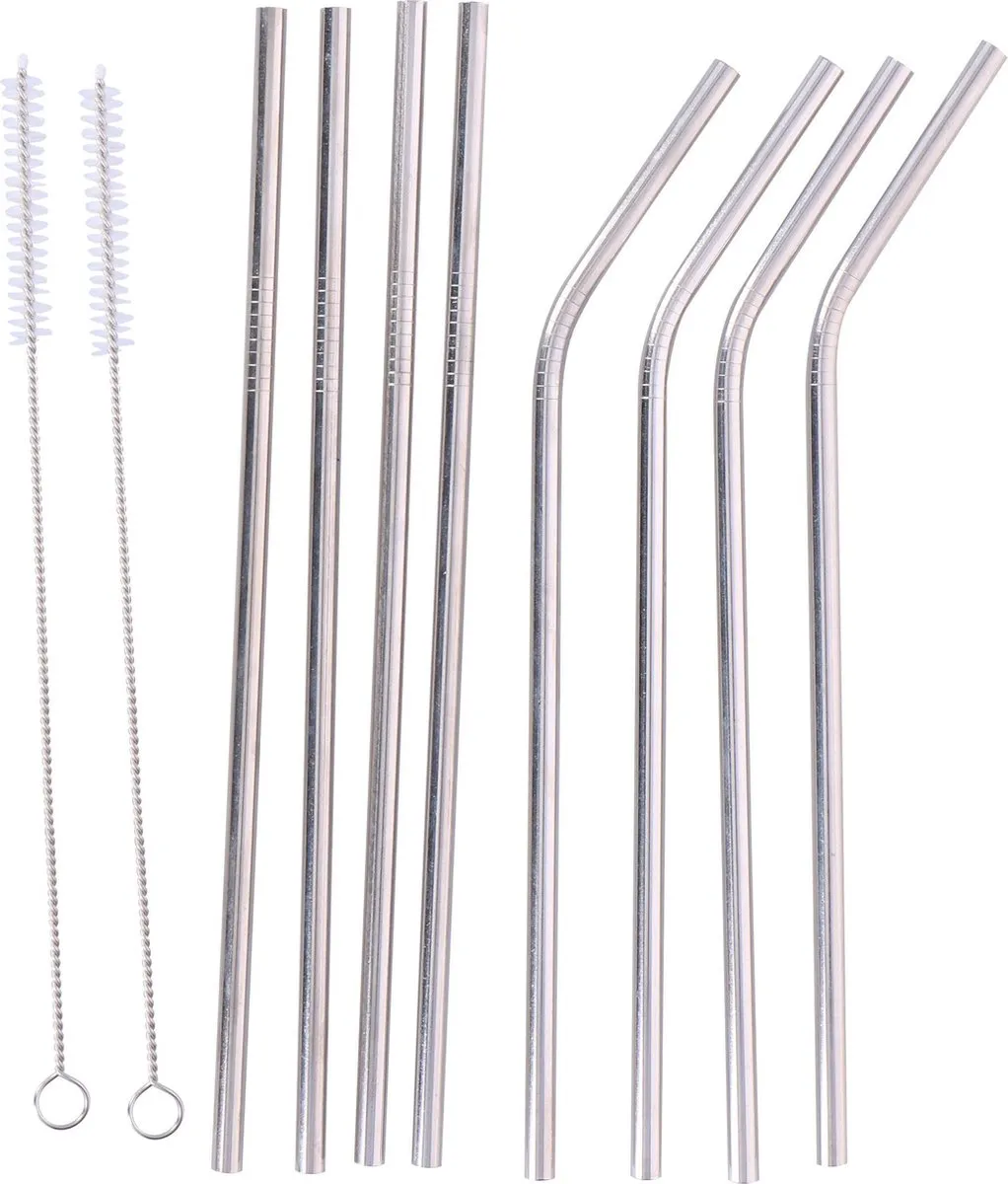 Alpina Herbruikbare Drinkrietjes 21cm