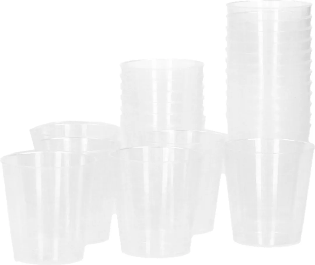 Excellent Houseware Shotglazen 30ml - 20 Stuks - Transparant