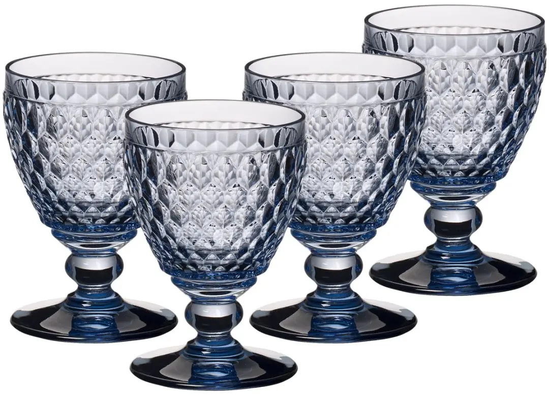 Villeroy & Boch Boston Coloured Weißweinglas Set - 4 Stuks - Saffron