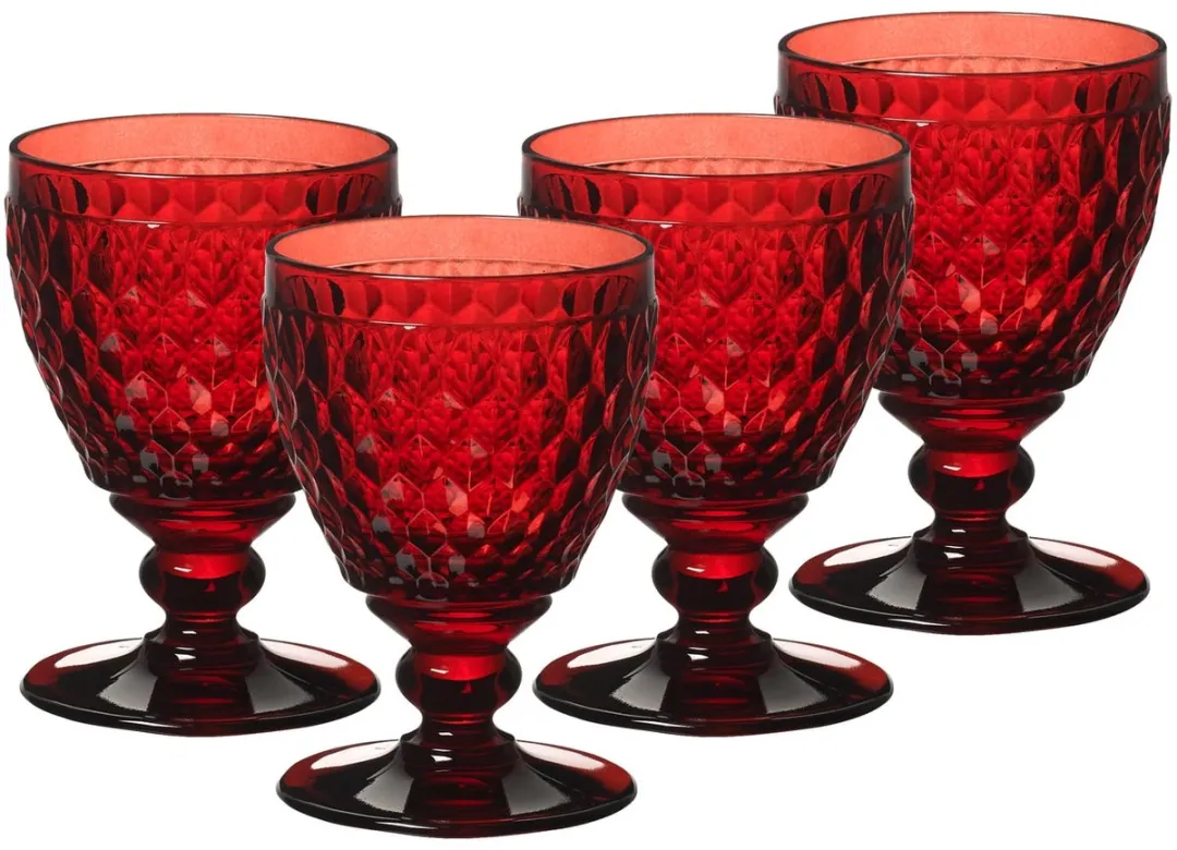 Villeroy & Boch Boston Coloured Weißweinglas Set - 4 Stuks - Saffron