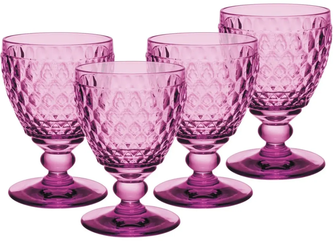 Villeroy & Boch Boston Coloured Weißweinglas Set - 4 Stuks - Saffron
