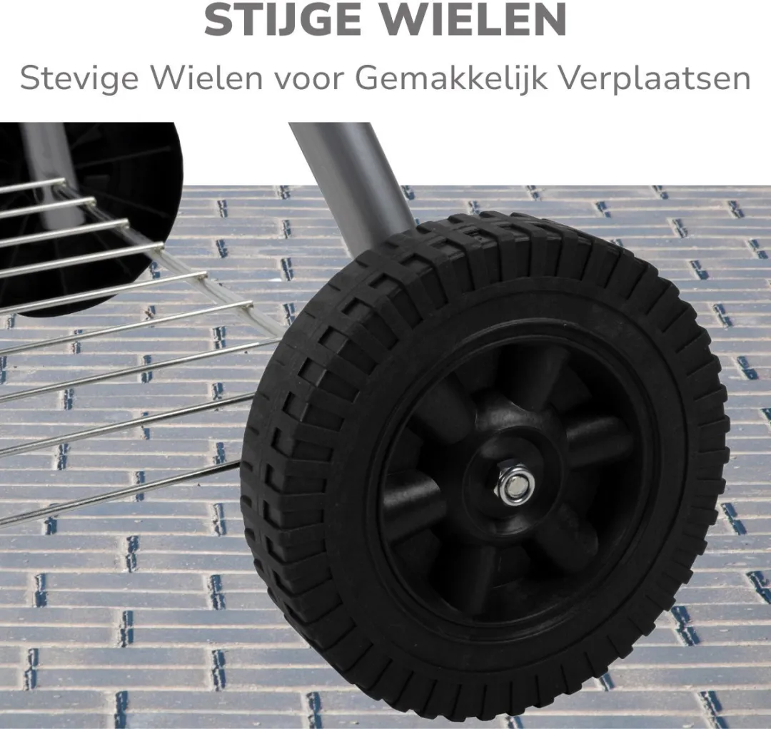 Alpina Kogelbarbecue Ø45cm - Houtskool - Zwart