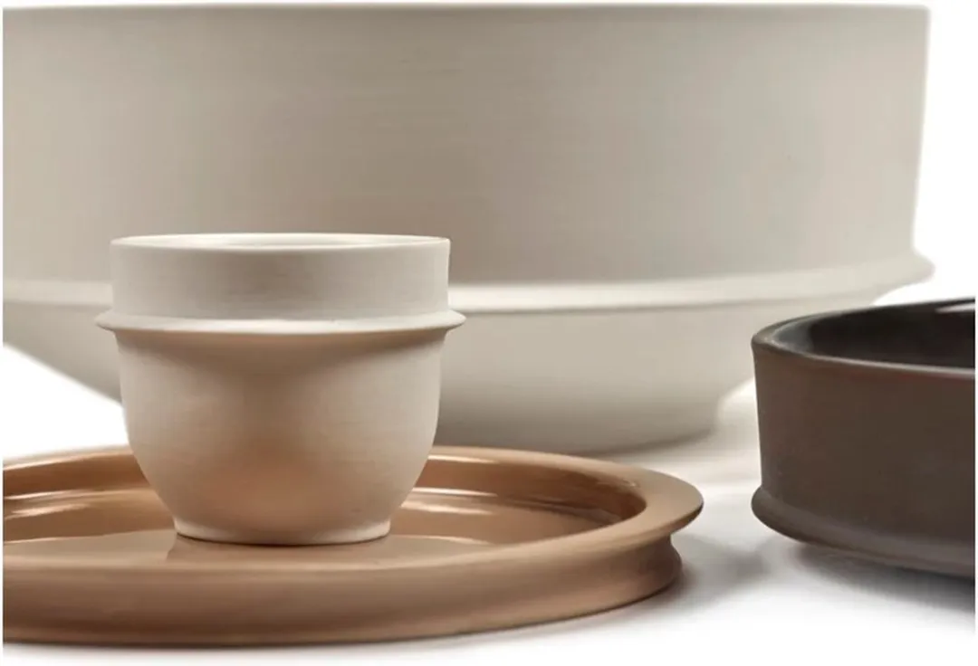 Serax Kelly Wearstler Dune Plat Bord 17.5cm - Clay