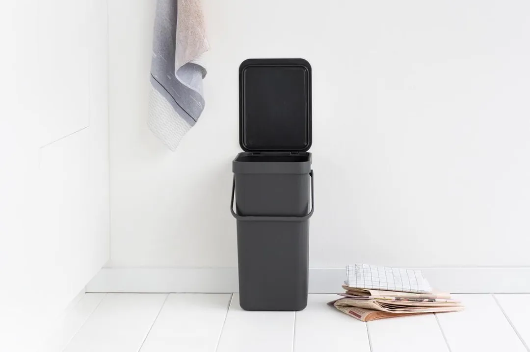 Brabantia Sort & Go Prullenbak 16L - Dark Grey
