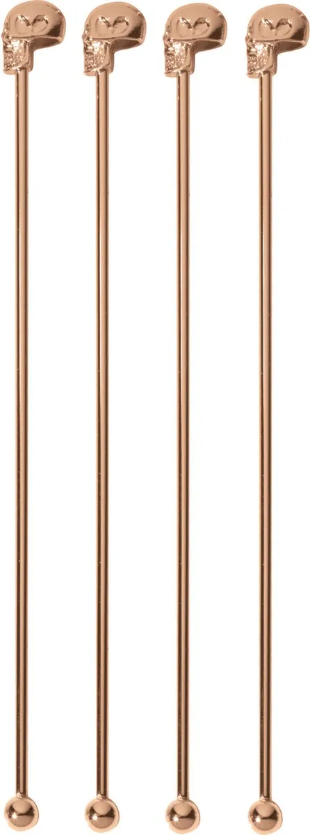 Paderno Drink Stirrers Skull 18,5cm