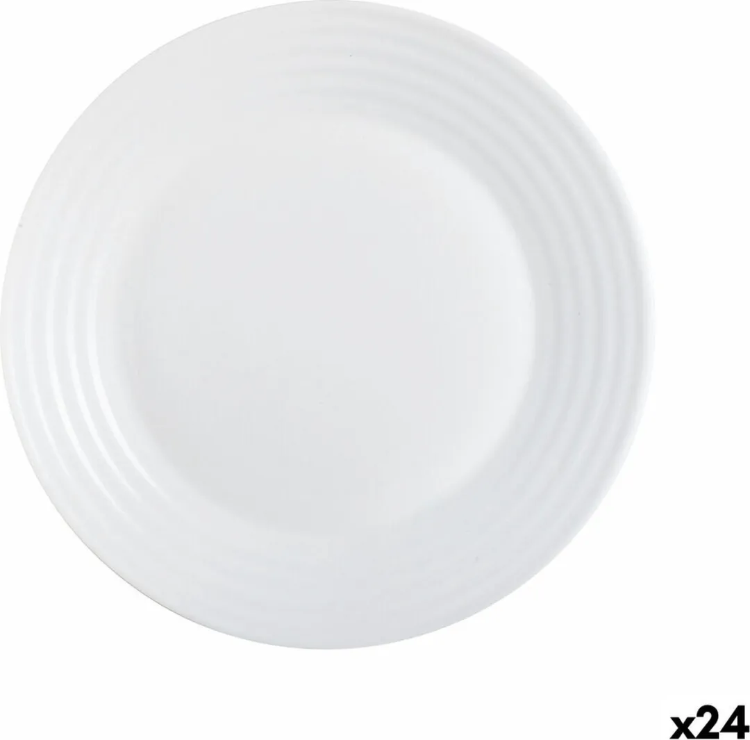 Luminarc Gebaksbordjes Wit 19cm - 24 Stuks
