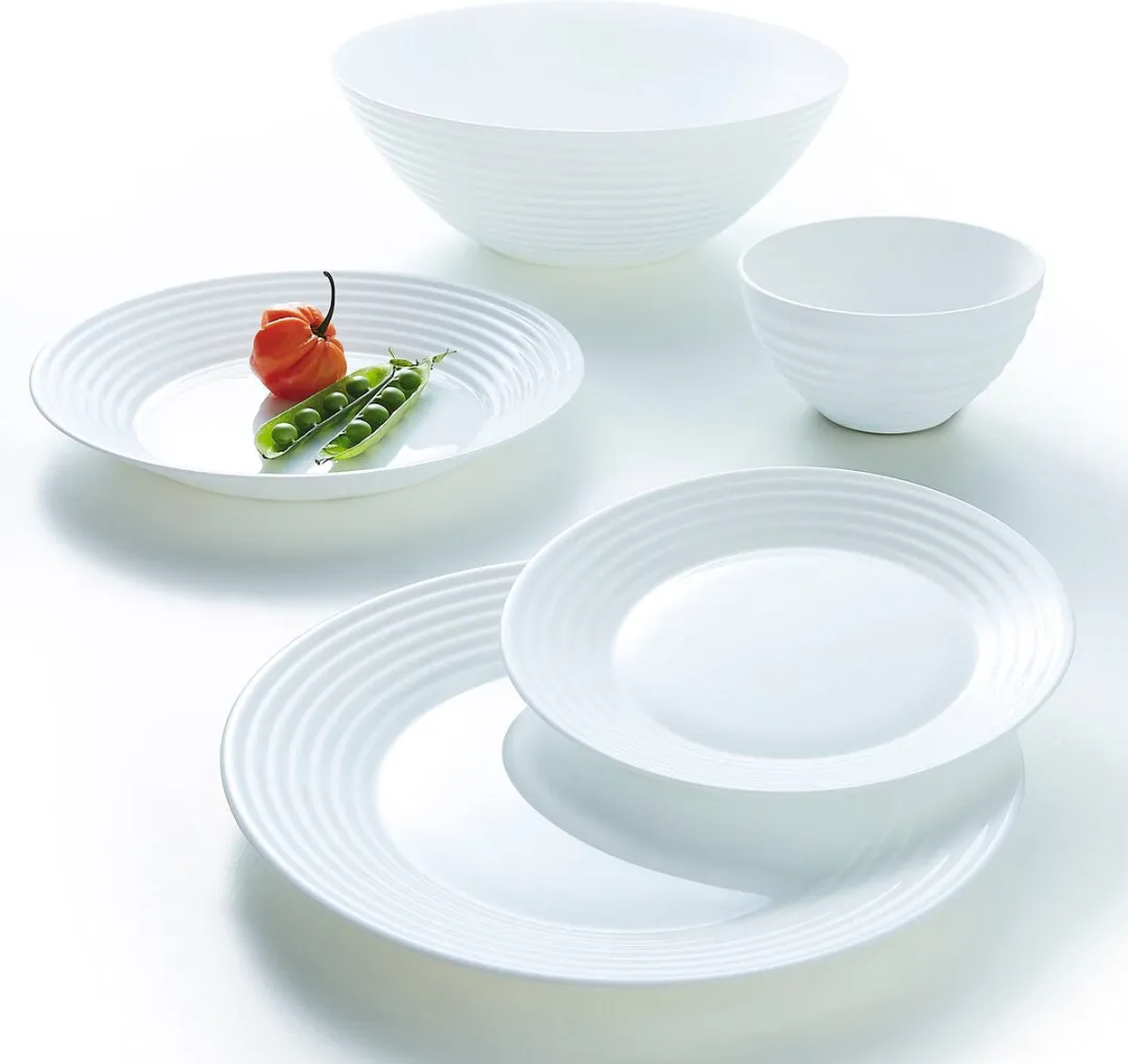 Luminarc Gebaksbordjes Wit 19cm - 24 Stuks