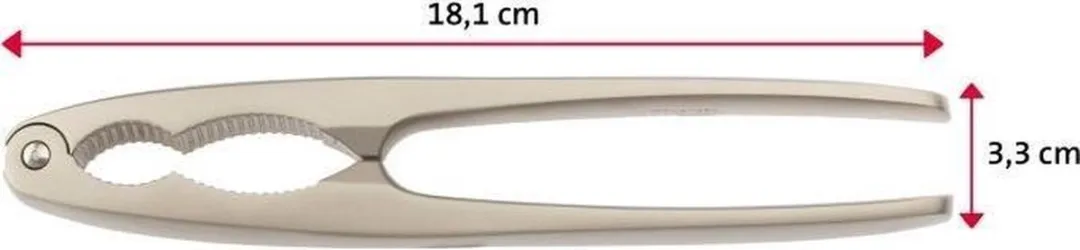 Westmark Notenkraker Monopol Edition 'Elegante' - 18,1 cm - Zilver