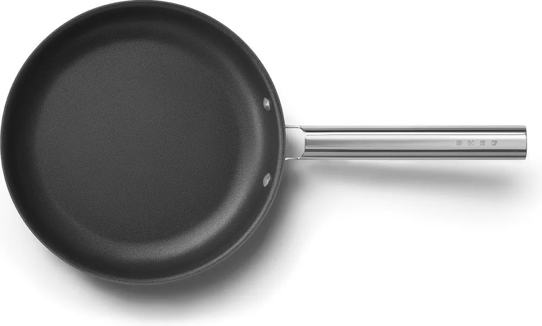 Smeg Koekenpan 26cm Zwart - Anti-aanbaklaag