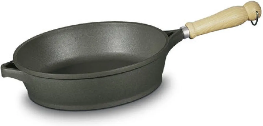 Berndes Smoorpan Bonanza Essenhouten Steel 28cm - Grijs