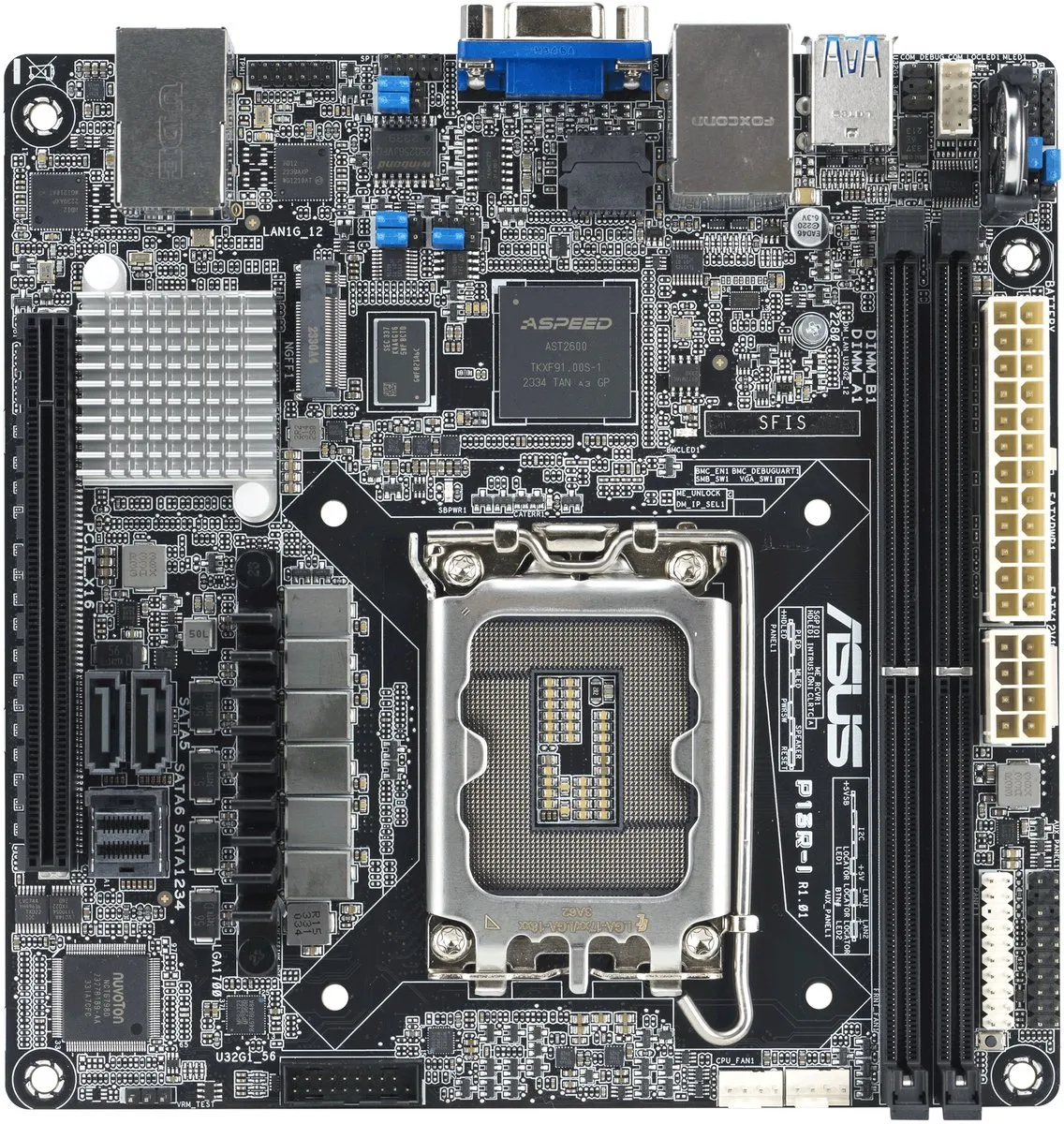 ASUS P13R-I Mini ITX Moederbord - C262 - LGA 1700 - 90SB0CR0-M0UAY0