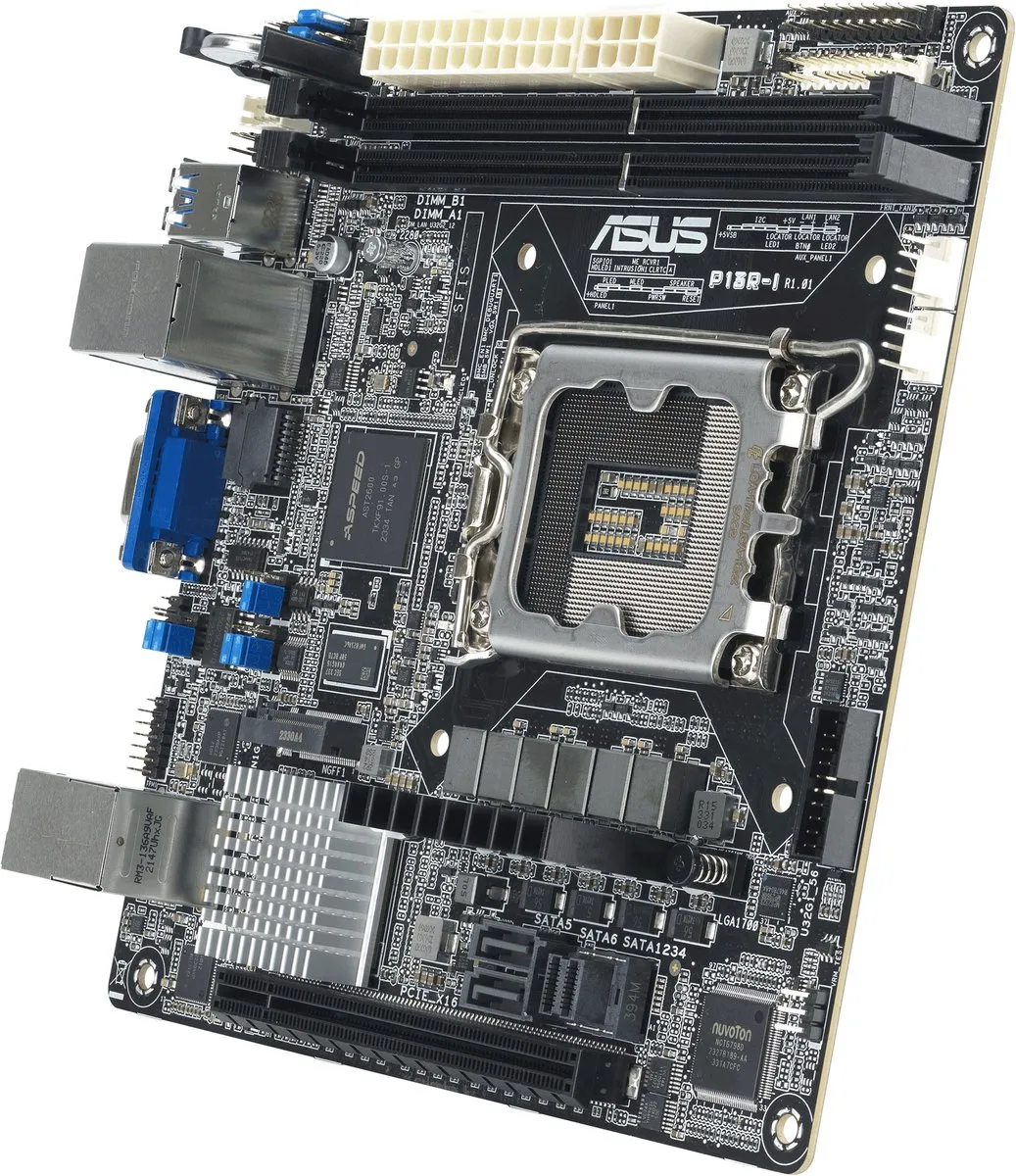 ASUS P13R-I Mini ITX Moederbord - C262 - LGA 1700 - 90SB0CR0-M0UAY0