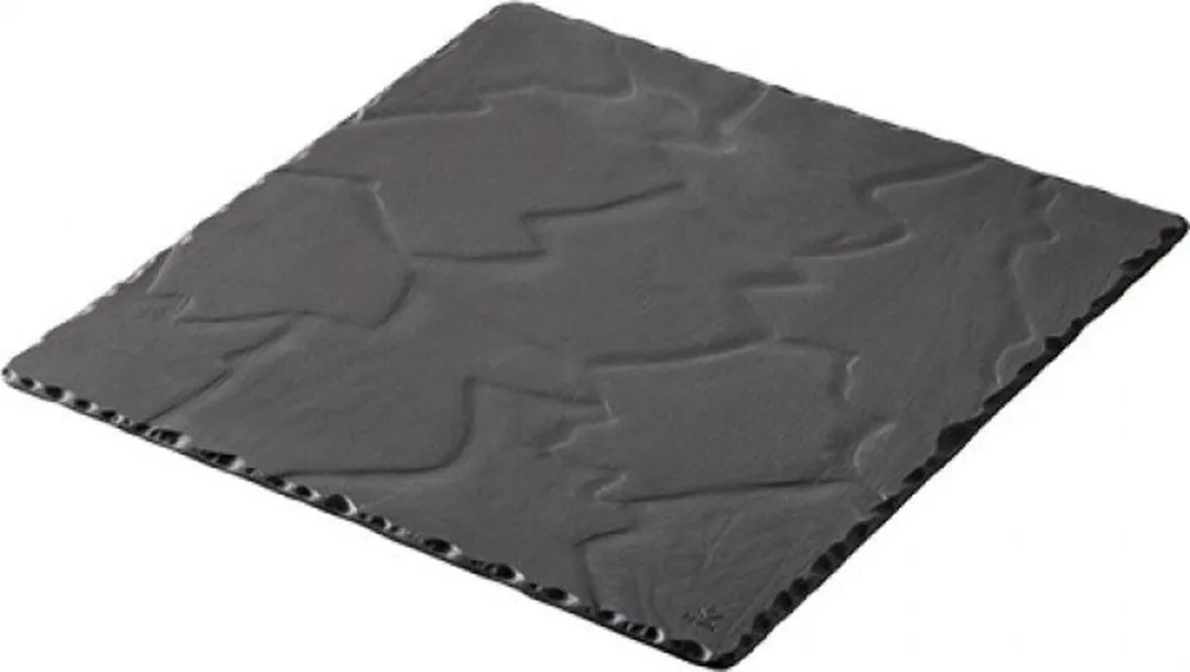 Revol Basalt Vierkant Plateau Mat Zwart