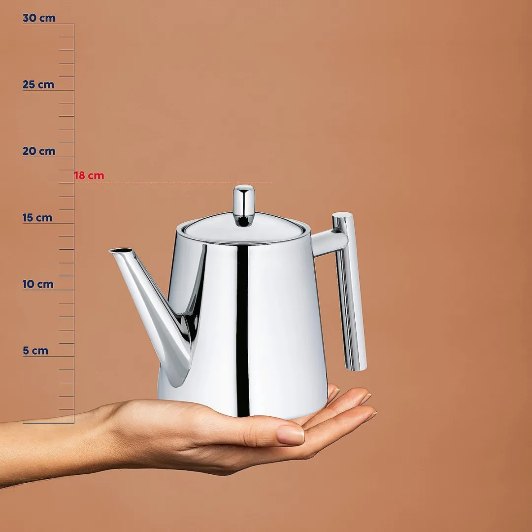 Kela Theepot Ancona 1,7L - Zilver - afbeelding 3 van 6