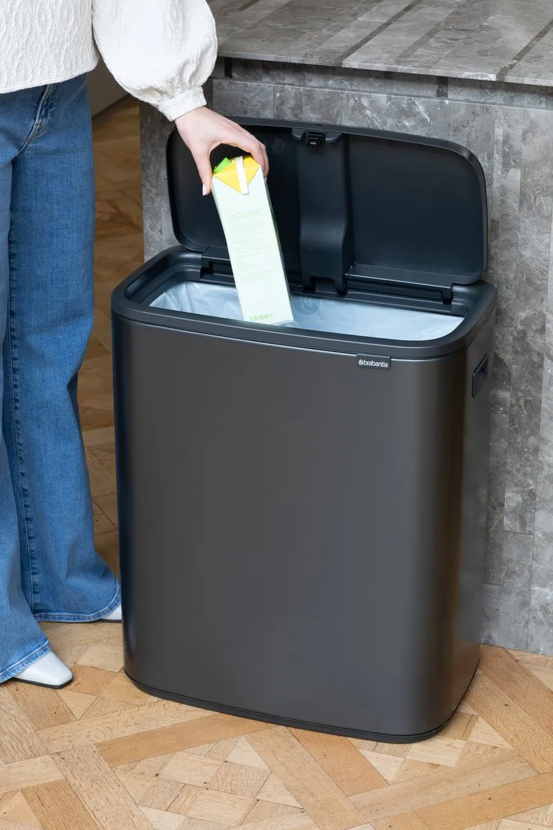 Brabantia Bo Touch Bin Prullenbak 60L - Confident Grey - afbeelding 4 van 6