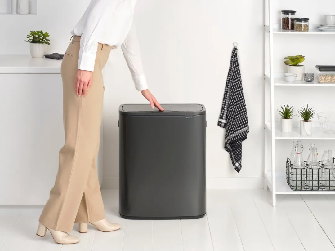 Brabantia Bo Touch Bin Prullenbak 60L - Confident Grey - afbeelding 6 van 6