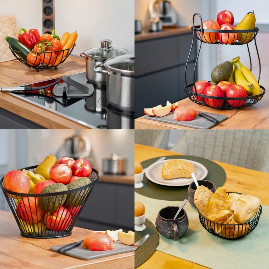 Westmark Lumos Draadmand - Zwart 20cm
